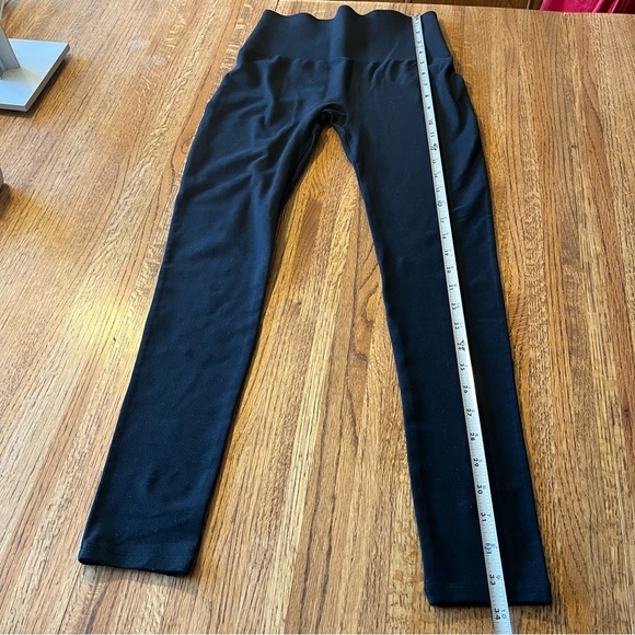 Spanx Shaping Leggings Women's Small Black Stretch EUC - Picture 8 of 8